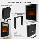 Электрокамин Planta PFP-FS600 черный