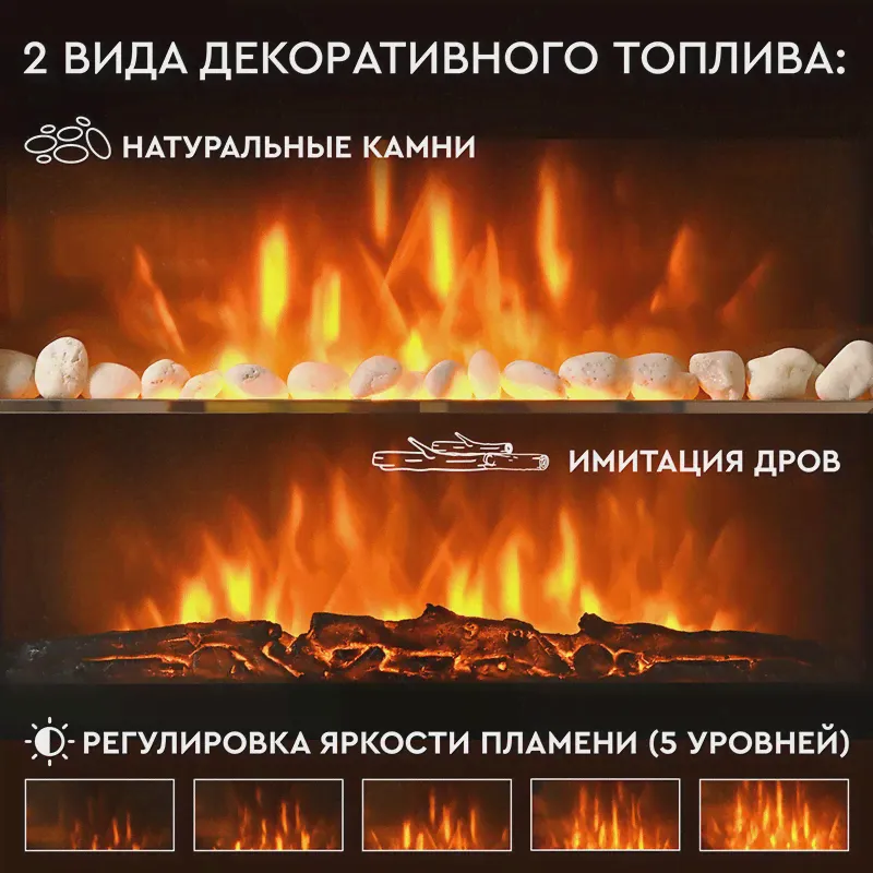 Электрокамин, электроочаг, камин, обогреватель PLANTA PFP-WM090 SLIM, настенный fireplace electric btlkamine (art.: 3920c008a5a35)-4