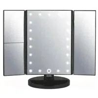 Косметическое 3D зеркало Planta PLM-0132 TRIA, LED подсветка, дополнительное переносное 10х зеркало